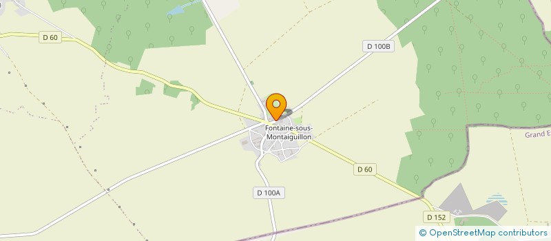 localisation de l'entreprise ECURIE DE MONTAIGUILLON  LOUAN-VILLEGRUIS-FONTAINE