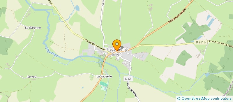 localisation de l'entreprise ECURIE DE NERET  SAINT-ANDRE-DE-CUBZAC