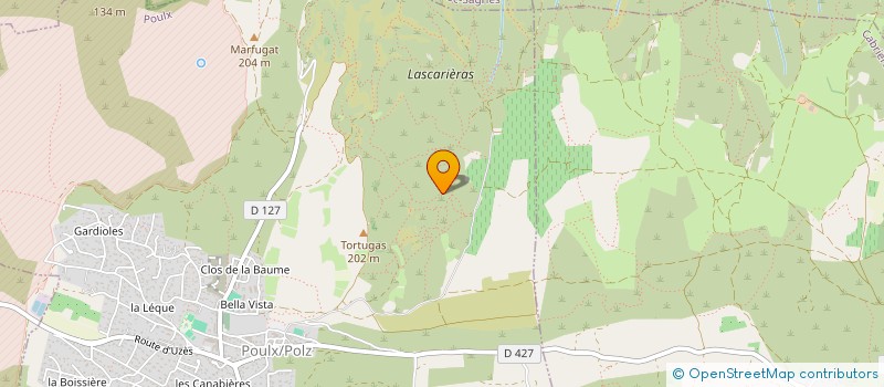 localisation de l'entreprise ECURIE DE POULX (EDP)  POULX