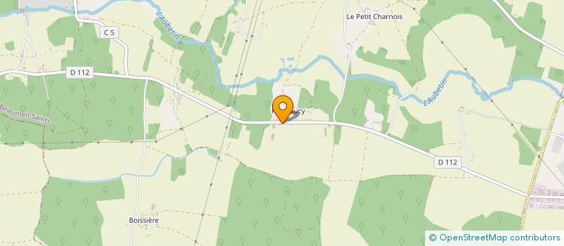 localisation de l'entreprise ECURIE DE PRESSOUCY  BEAUTHEIL-SAINTS