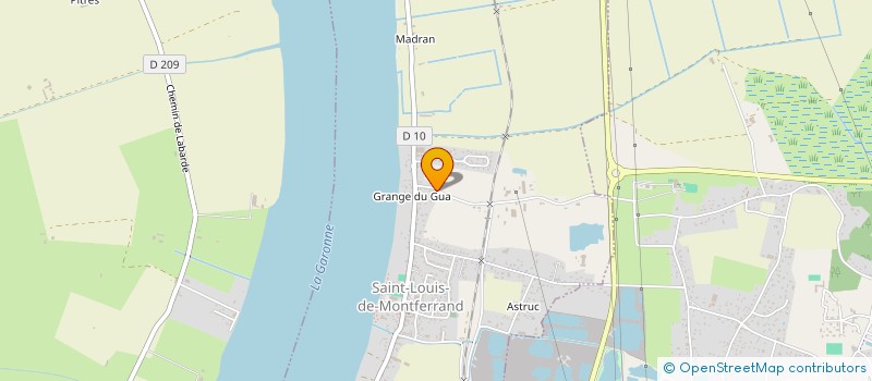 localisation de l'entreprise ECURIE DE REINAC  SAINT-LOUIS-DE-MONTFERRAND