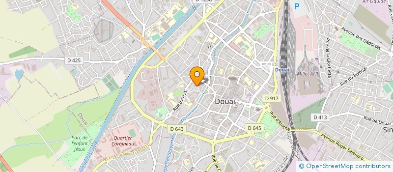 localisation de l'entreprise ECURIE DE TIERCEVILLE  DOUAI