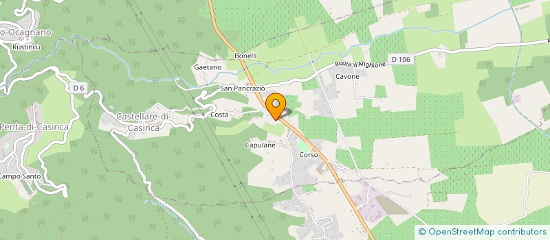 localisation de l'entreprise ECURIE DE VALENDELLA à CASTELLARE DI CASINCA