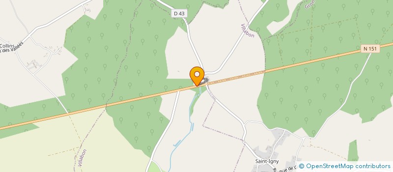 localisation de l'entreprise ECURIE DE VILLABON  VILLABON