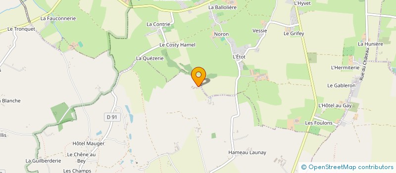 localisation de l'entreprise ECURIE DE VINCY  VILLIERS-FOSSARD