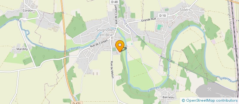 localisation de l'entreprise ECURIE DEFI 77 à SOIGNOLLES-EN-BRIE