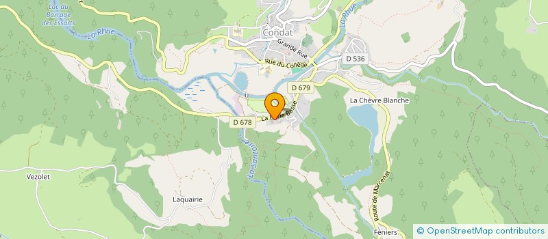localisation de l'entreprise ECURIE DES BALZANES à CONDAT