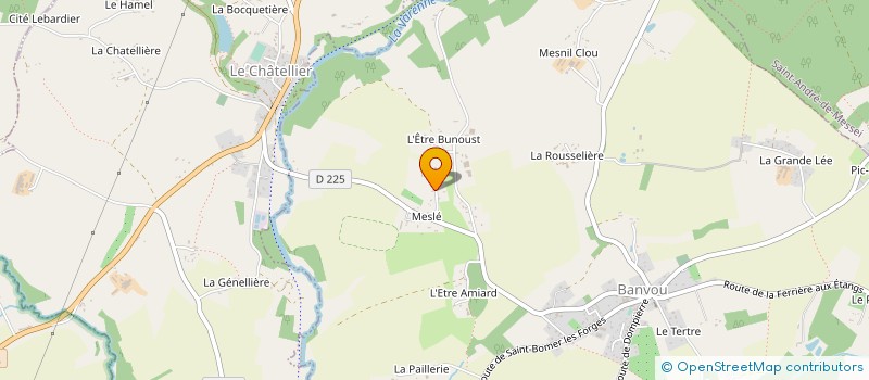 localisation de l'entreprise ECURIE DES CENTELLES à BANVOU