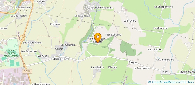 localisation de l'entreprise ECURIE DES COUCOUS  BEAUCE