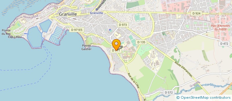 localisation de l'entreprise ECURIE DES CYCLADES à GRANVILLE