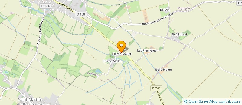 localisation de l'entreprise ECURIE DES DEUX  PRAHECQ