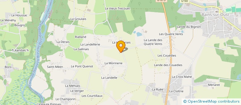 localisation de l'entreprise ECURIE DES IRRAESISTIBLES  BAINS-SUR-OUST