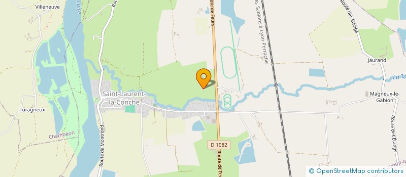 localisation de l'entreprise ECURIE DES LUCO  SAINT-LAURENT-LA-CONCHE