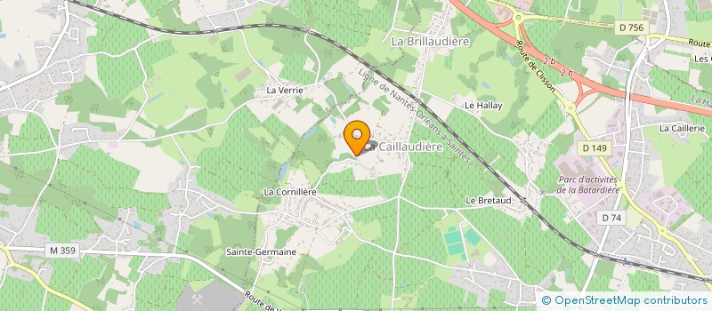 localisation de l'entreprise ECURIE DES LUMIERES à HAIE-FOUASSIERE (LA)