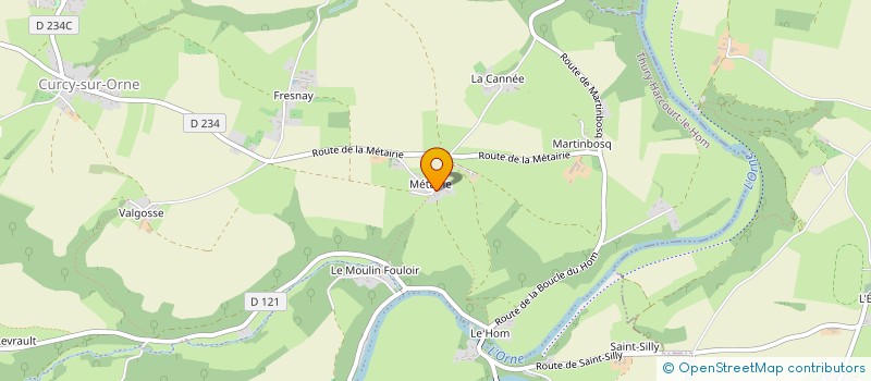 localisation de l'entreprise ECURIE DES MONTS - LE HOM EQUITATION  THURY-HARCOURT-LE-HOM