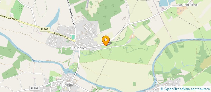 localisation de l'entreprise ECURIE DES MOTTES à RIVES-DU-LOIR-EN-ANJOU