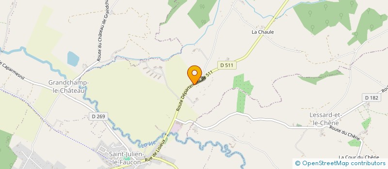 localisation de l'entreprise ECURIE DES MOULINS  LE MESNIL-SIMON