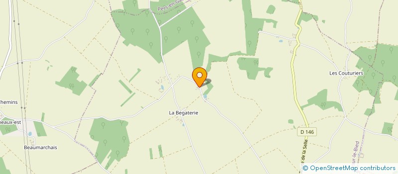 localisation de l'entreprise ECURIE DES PALISSADES à PERS-EN-GATINAIS