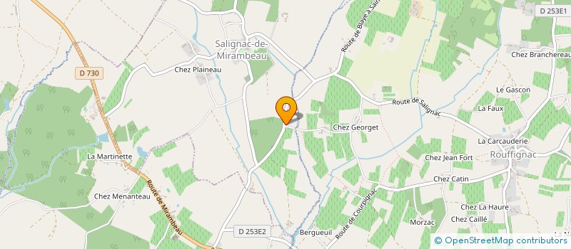 localisation de l'entreprise ECURIE DES PINS  SOUMERAS