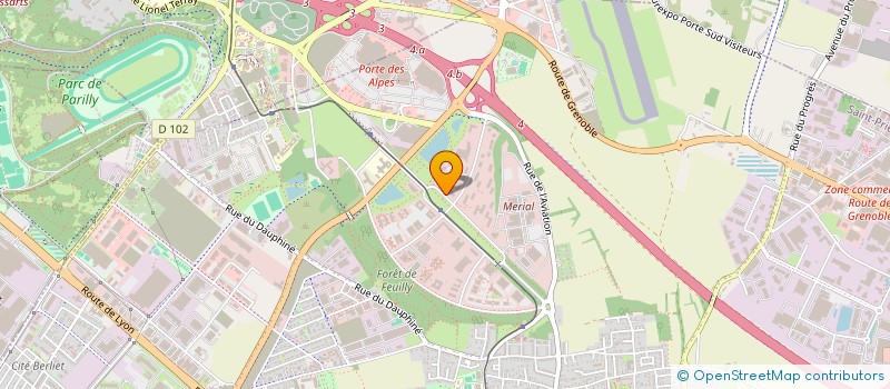 localisation de l'entreprise ECURIE DES POMMIERS à LYON