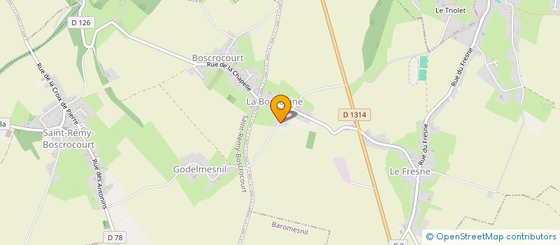 localisation de l'entreprise ECURIE DES ROSES - AMANDINE POIDEVIN  BAROMESNIL