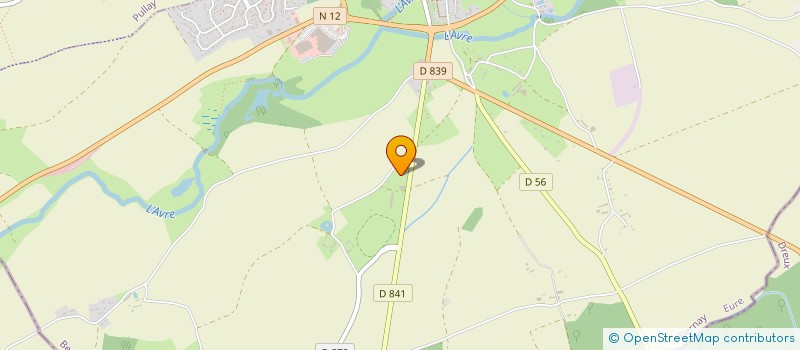 localisation de l'entreprise ECURIE DES TUILLERIES  VERNEUIL D'AVRE ET D'ITON