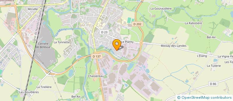 localisation de l'entreprise ECURIE DOMA F F à MONTAIGU-VENDEE