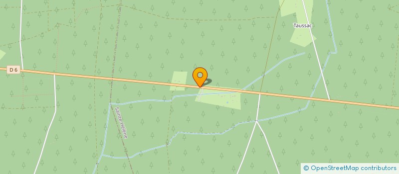 localisation de l'entreprise ECURIE DU BOIS DE TAUSSAC  SAINTE-HELENE