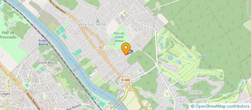 localisation de l'entreprise ECURIE DU CHENE  SOISY-SUR-SEINE