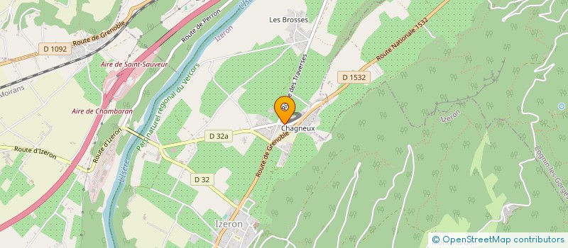 localisation de l'entreprise ECURIE DU DRAGON  IZERON