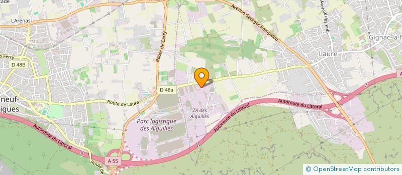 localisation de l'entreprise ECURIE DU FARAON à GIGNAC-LA-NERTHE