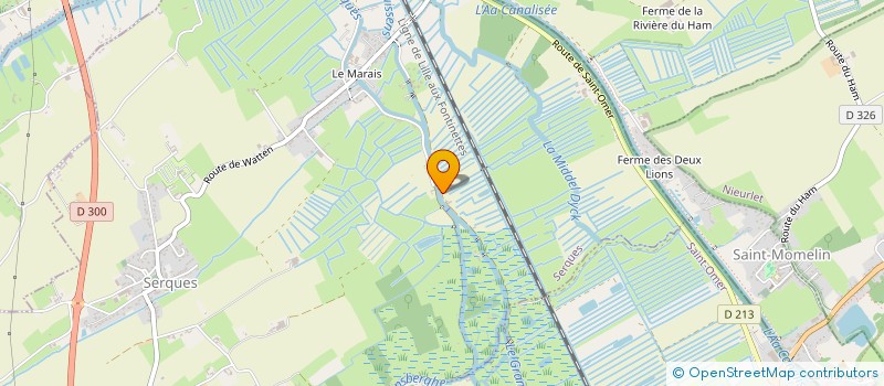 localisation de l'entreprise ECURIE DU FORT AU CHENE  SERQUES