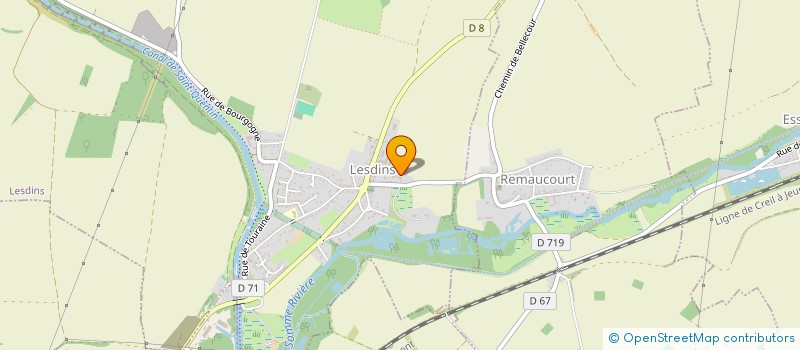 localisation de l'entreprise ECURIE DU FUTOY à LESDINS