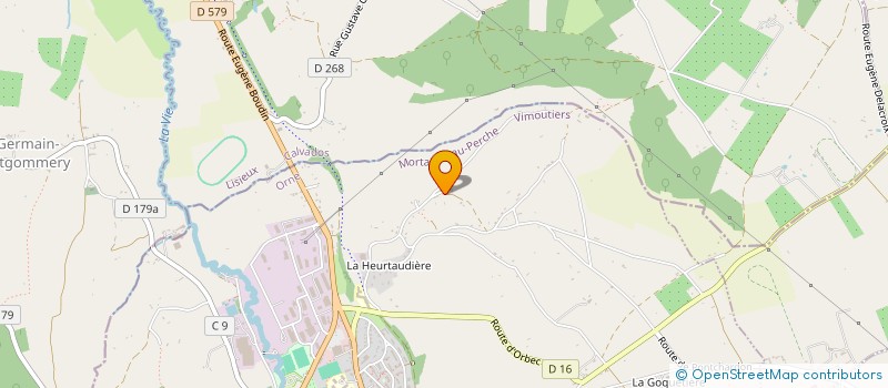 localisation de l'entreprise ECURIE DU GRAND CLOS à VIMOUTIERS