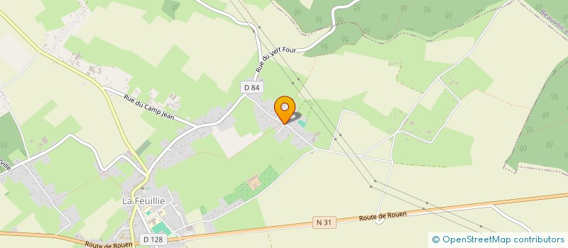 localisation de l'entreprise ECURIE DU HAUT BOIS  LA FEUILLIE