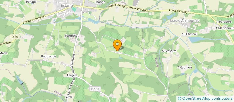 localisation de l'entreprise ECURIE DU MOUYNE  ESTANG