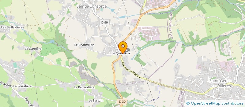 localisation de l'entreprise ECURIE DU QUINCIEUX  SAINTE-CONSORCE