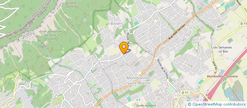 localisation de l'entreprise ECURIE DU SAPPEY  BIVIERS