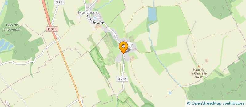 localisation de l'entreprise ECURIE DU SORET  JUVILLE