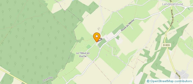 localisation de l'entreprise ECURIE DU TILLEUL à MESNIL-EN-OUCHE