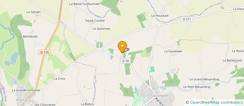 localisation de l'entreprise ECURIE DU VASSEAU  VIEUX-VY-SUR-COUESNON