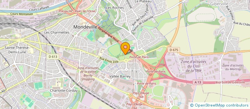 localisation de l'entreprise ECURIE DU VAST  MONDEVILLE