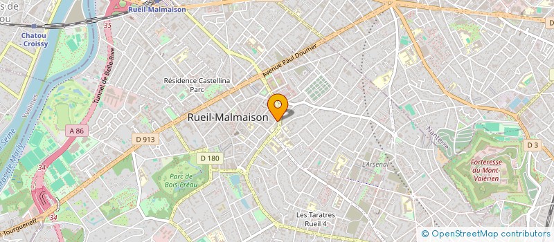 localisation de l'entreprise ECURIE ELISE à RUEIL-MALMAISON