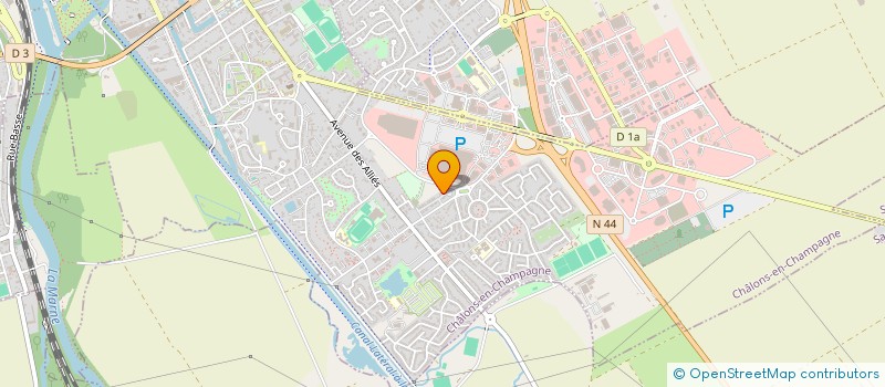 localisation de l'entreprise ECURIE EQUUS RACING  CHALONS-EN-CHAMPAGNE