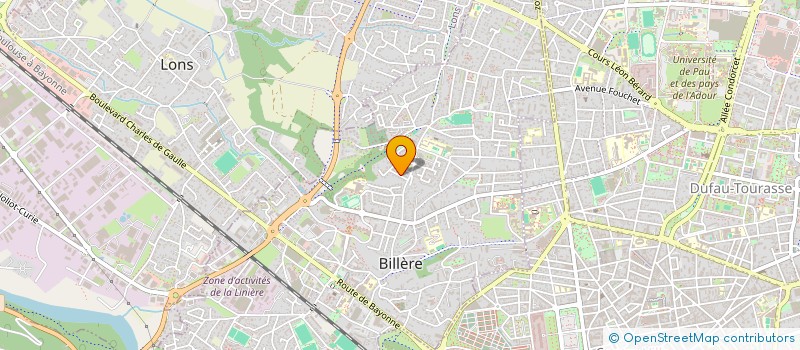 localisation de l'entreprise ECURIE FEBUS  BILLERE