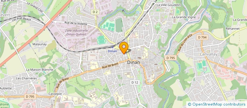 localisation de l'entreprise ECURIE G. ET F. RAFFRE - SOCIETE CIVILE à DINAN