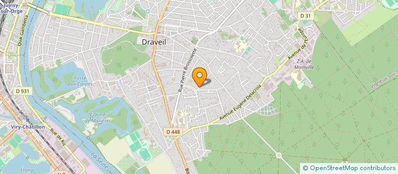 localisation de l'entreprise ECURIE GERALD MOTOS à DRAVEIL