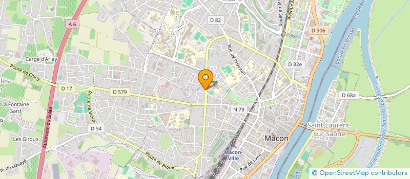 localisation de l'entreprise ECURIE GRIEZMANN à MACON