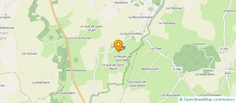 localisation de l'entreprise ECURIE HAPPY GUEST SARL à SAINT-OUEN-DE-SECHEROUVRE