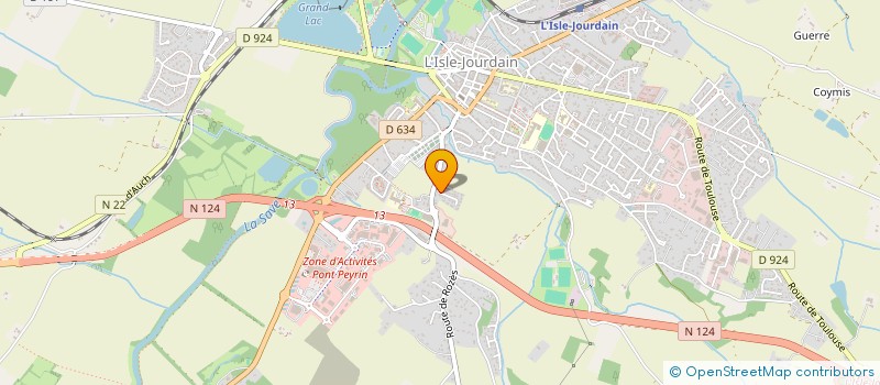 localisation de l'entreprise ECURIE HARAS D'ELBE EARL  L'ISLE-JOURDAIN